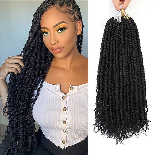 

passion twist hair18 tommer passion twist crochet hair10 pakker pre-løkkede passion twist crochet hair for balck women pre-twisted hekle fletter