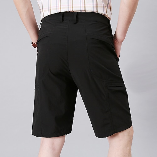 

Herren Cargo Shorts Kurze Hosen Shorts Kurze Hosen Multi Pocket Gerade geschnitten Einfarbig Komfort tragbar Knielänge Outdoor Täglich Sport Stilvoll Armeegrün Schwarz