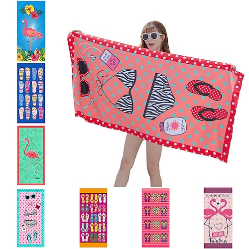 

Bath Towel Microfiber Towel Printed Beach Towel Super Absorbent And Quick-drying Bath Towel For Adults