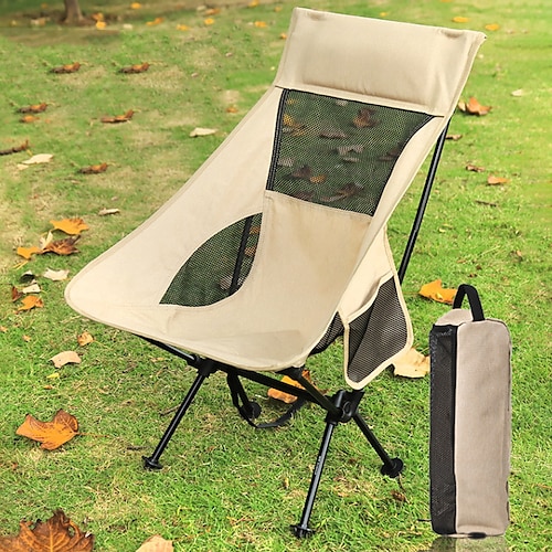 

Chaise de Plage Chaise camping Chaises pliantes avec poche latérale Portable Ultra léger (UL) Respirable Pliable Alliage d'aluminium pour 1 personne Pêche Plage Camping / Randonnée / Spéléologie