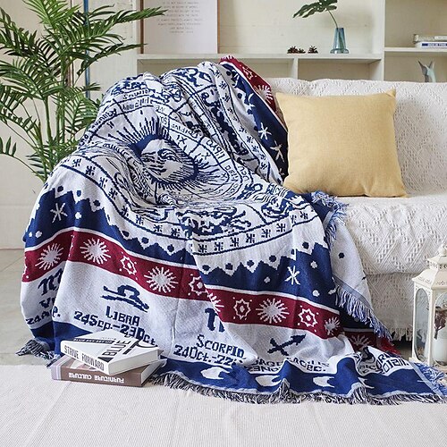 

housse de canapé boho canapé couverture jeter serviette pour canapé sectionnel fauteuil causeuse 4 ou 4 ou 3 places l forme anti-rayures chat lavable