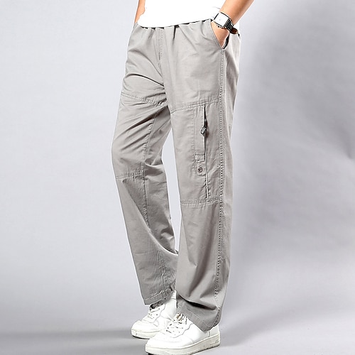 Men's Cargo Pants Cargo Trousers Loose Trousers Elastic Waist