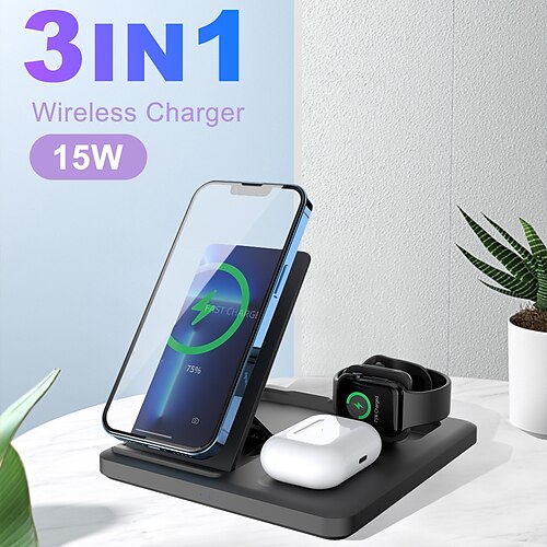 

Car Charger with Cable Car Charger Fast Wireless Charging Universal 3 in 1 For Cellphone 1 PC