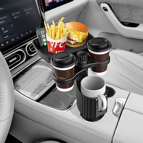 

Multi-functional Vehicle-mounted Water Cup and Kettle Frame Refitted Coaster Car Cup Holder Convenient Instant Noodle Beverage Rack