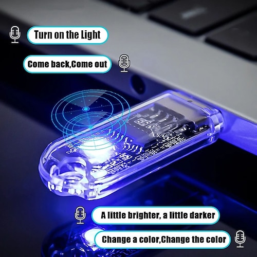 

luce notturna usb luce vocale intelligente ai luce vocale piccola luce notturna luce vocale intelligente luce vocale usb