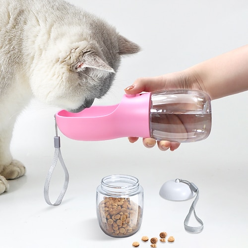 

Chien Chat Bols Bouteilles d'eau / Bols pour chien et chat Plastique Portable Durable Aucun déversement Couleur Pleine Blanche Rose Bleu Bols alimentation Intérieur Usage quotidien Utilisation