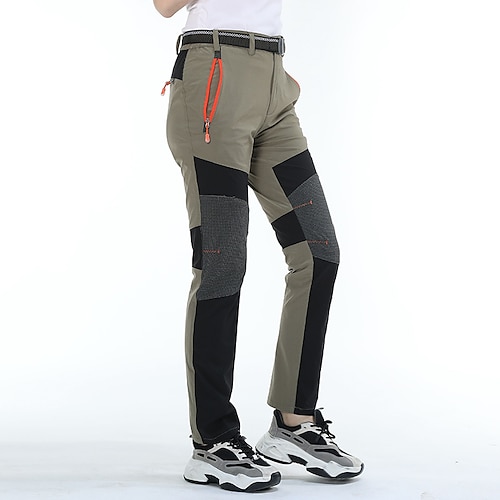 

Per donna Pantaloni da escursione Collage Estate Esterno Standard Portatile Traspirante Ripiegabile Leggero Pantaloni Lunghezza intera Grigio scuro Verde militare Elastene Campeggio e hiking Caccia