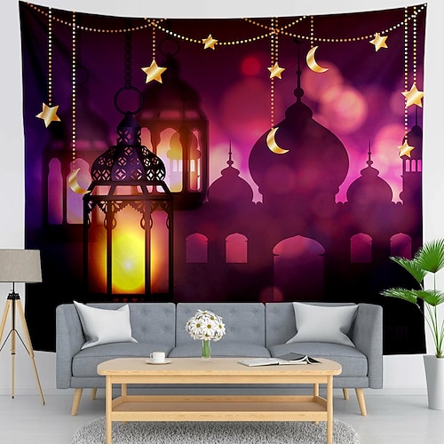 

ramadan eid mubarak wandteppich kunst dekor fotografie hintergrund decke vorhang hängen hause schlafzimmer wohnzimmer dekoration