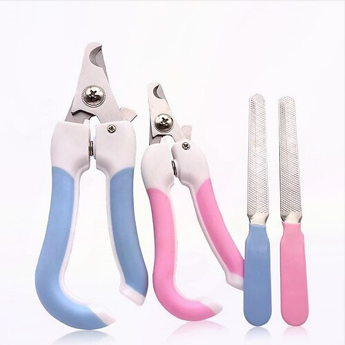 

Pet Nail Clipper Set Dog Stainless Steel Nail Sharpener Cat Cleaning Tool Nail Clipper