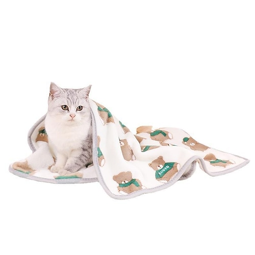 

Haustierdecken für vier Jahreszeiten Zwinger Katzenstreu warme Decken Flanell-Katzendecken Matspetblanket