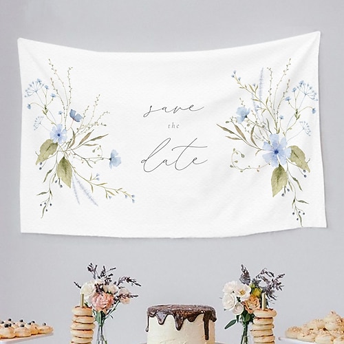 

casamento feliz parede grande tapeçaria proposta arte decoração fotografia pano de fundo cobertor cortina pendurado casa quarto sala de estar decoração