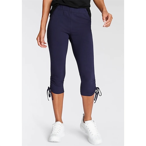 

Per donna Leggings capri Fasciante in vita Sollevamento dei glutei Vita alta Yoga Fitness Allenamento in palestra Leggings capri Nero Bianco Plus Size Gli sport Abbigliamento sportivo Elevata