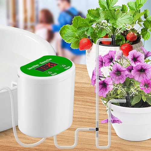 

système d'arrosage automatique pour plantes en pot dispositifs d'arrosage système d'arrosage automatique des plantes avec 8 irrigations et 2 arroseurs kit d'irrigation goutte à goutte payant pour