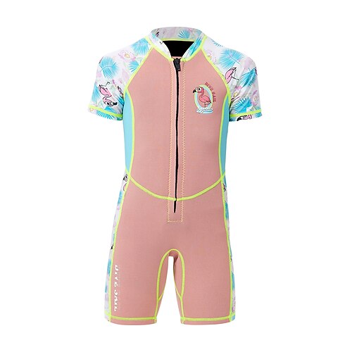 

Dive&Sail Da ragazza Muta Shorty in Neoprene 2mm Neoprene SCR Mute da immersione Tenere al caldo Leggero Asciugatura rapida Media elasticità Manica corta Zip frontale - Nuoto Immersioni Surf