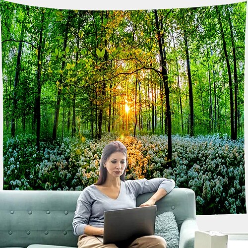 

landschaft wald wandteppich kunst dekor fotografie hintergrund decke vorhang hängen hause schlafzimmer wohnzimmer dekoration