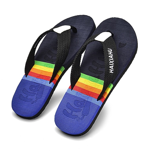 

Per uomo Pantofole e infradito Infradito Taglie forti Informale Stile da spiaggia Interni Giornaliero Di corda Traspirante Nero Verde scuro Marrone Color Block Primavera Estate