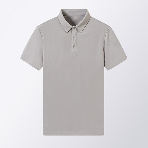 

Per uomo Camicia POLO Sportivo Ufficio / Business Collo a polo Manica corta Streetwear Moda Tinta unica Liscio Pulsante frontale Estate Standard Nero Bianco Blu marino scuro Grigio Camicia