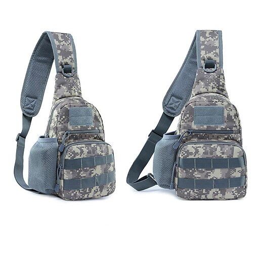 

Hiking Backpack Hiking Sling Backpack Military Tactical Backpack Breathable Wearable Multifunctional Durable Outdoor Military Oxford Cloth ACU Color CP Color Jungle camouflage