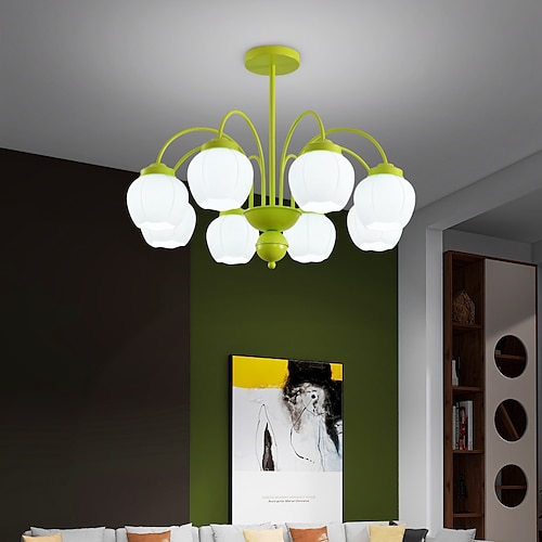 

80 cm Linjedesign Anheng Lys Metall Glass Kunstnerisk Stil Moderne Stil Original Moderne 110-120V 220-240V