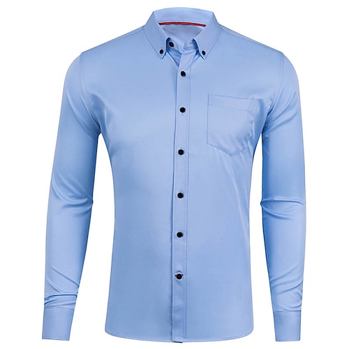 

Per uomo Camicia Maglietta informale Nero Blu marino scuro Blu Manica lunga Liscio Colletto italiano visibile Esterno Per uscire Abbigliamento Streetwear Moda Informale