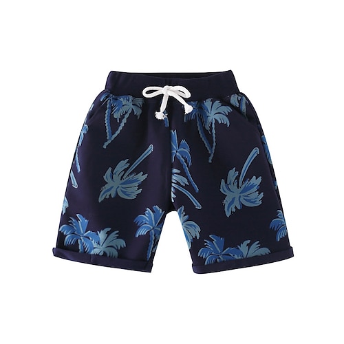 

Børn Drenge Shorts Dyr Komfort Shorts udendørs Yndig Daglig Marineblå