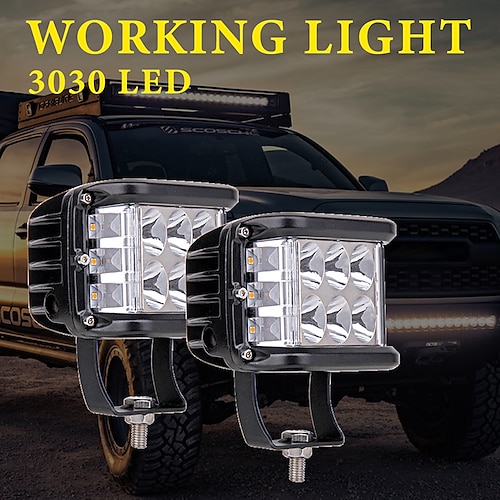 

1 peça led barra de luz de trabalho 12v holofotes 4x4 acessórios offroad faróis led lâmpada de neblina para motocicleta jeep caminhão atv