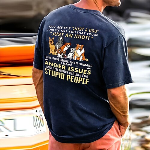 

Per uomo maglietta Magliette grafiche Camicia fresca Stampe astratte Cagnolino Girocollo Stampa a caldo Strada Da mare Maniche corte Stampa Abbigliamento Originale Essenziale Contemporaneo moderno