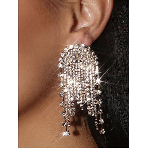 

Femme Boucles d'oreille Mode Extérieur Couleur monochrome Boucle d'oreille