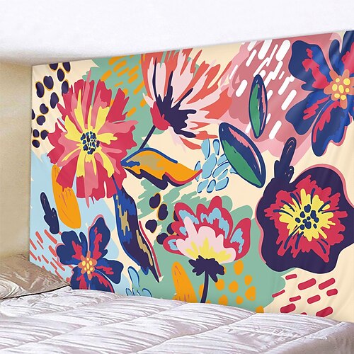 

Tapiz de pared grande floral, decoración artística, fotografía, telón de fondo, manta, cortina, colgante, hogar, dormitorio, sala de estar, decoración