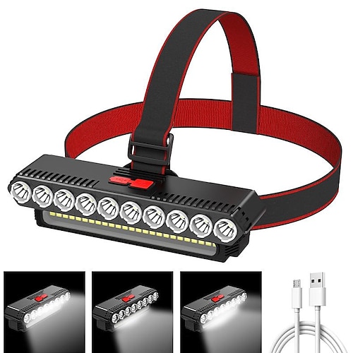 

Luce LED Torce frontali Fanale anteriore emettitori Portatile Professionale Leggero Facile da portare Duraturo Campeggio / Escursionismo / Speleologia Uso quotidiano Caccia 8 LED 10 Led 6 LED