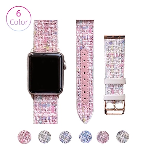 

Lederband Kompatibel mit Apple Watch Armband 38mm 40mm 41mm 42mm 44mm 45mm 49mm Damen Metallverschluss Verstellbar Echtes Leder Ersatzarmband für iwatch Serie Ultra 8 7 6 5 4 3 2 1 SE