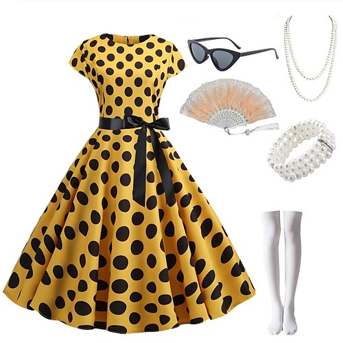 Audrey hepburn swing outlet dress