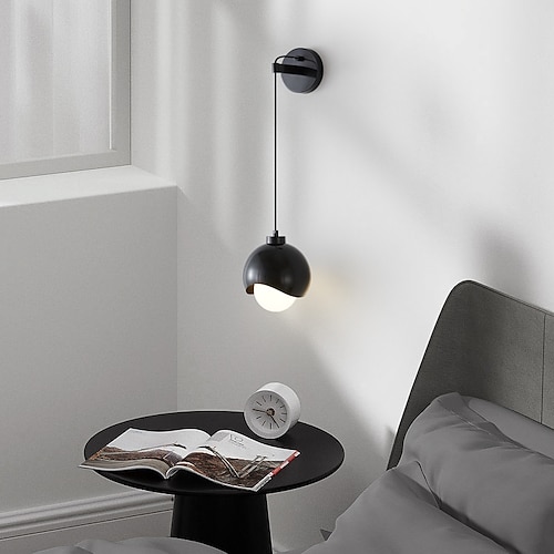 

innendørs kreativ moderne nordisk stil innendørs vegglamper stue soverom kobber vegglampe 220-240v