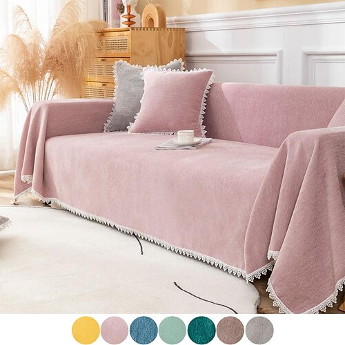 

Sofa Cover Sofa Blanket Chenille Couch Cover Couch Protector Sofa Throw Cover Washable for Armchair/Loveseat/3 Seater/4 Seater/L Shape Sofa