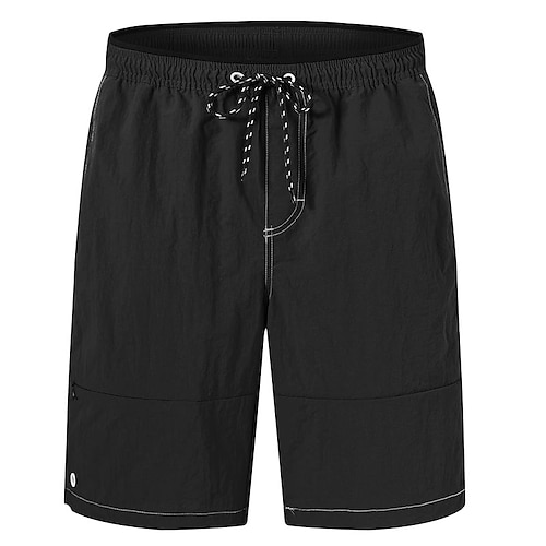 

Hombre Pantalones de Surf Pantalones de Natación Boxers de Natación Pantalón corto Correa Plano Comodidad Transpirable Festivos Noche Hawaiano Boho Negro Blanco