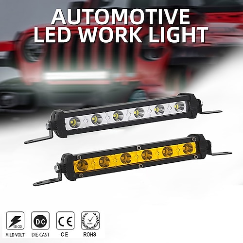 

Luces de trabajo led para coche ultradelgadas, luz de parrilla para conducir vehículos todoterreno, camión, 4x4, suv, atv, todoterreno