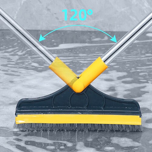 

1 pz spazzola per pavimento wc pulire setole d'acqua spazzola per cuciture pavimento wc manico lungo piastrelle di ceramica pulite angoli morti puliti