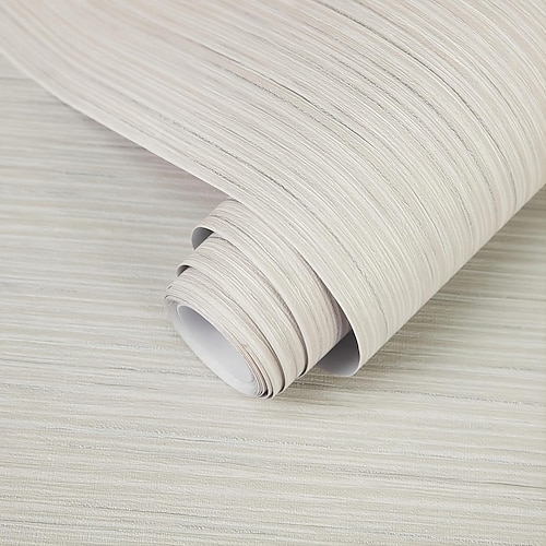 

3M Plastic Roll Beige Self-Adhesive Wallpaper With Sticky Back Texture Wallpaper Contact Paper Waterproof Upgrade Vinyl Film Furniture Stickers For Wall Kitchen Countertop Door