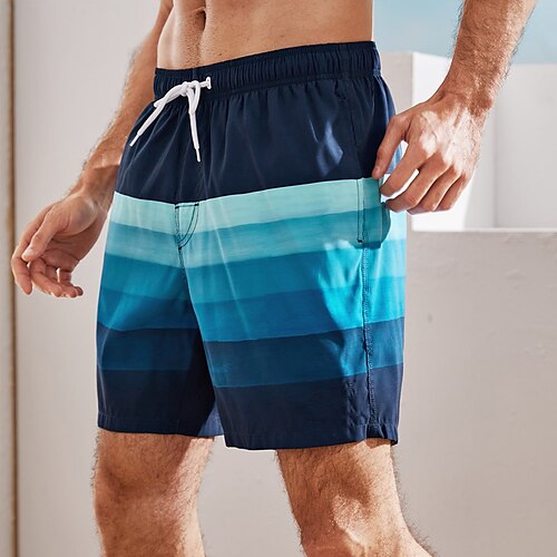 

Per uomo Boxer da surf Pantaloncini da mare Boxer da mare Pantaloncini estivi Pantaloncini da spiaggia A cordoncino con fodera in rete Vita elastica Banda Stampe astratte Asciugatura rapida Breve