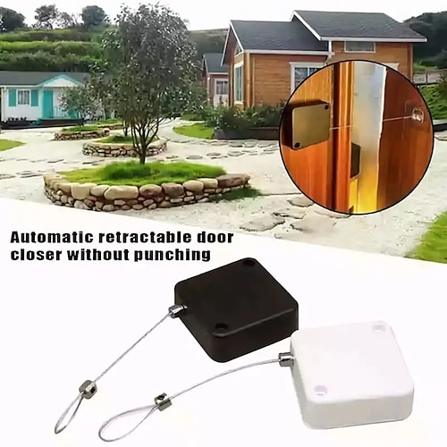 

ferme-porte automatique simple sans poinçon avec cordon de serrage en acier