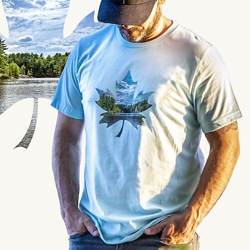 

Herre T-shirt Grafiske T-shirts Cool skjorte Grafiske tryk Landskab Udendørs Rund hals Varm Stempling Gade Ferierejse Kort Ærme Trykt mønster Tøj Designer Basale Moderne Moderne