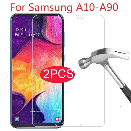 

2 piezas de vidrio templado para samsung galaxy a10 a20 a30 a40 a50 a70 a80 a90 protector de pantalla de vidrio en a31 a51 a71 a52 a53 a32 a21 a12 a13 a50s