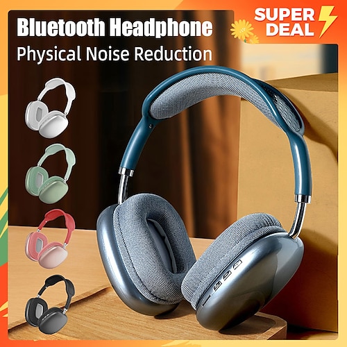 

Wireless Headphones Bluetooth Physical Noise Reduction Headsets Stereo Sound Earphones for Phone PC Gaming Earpiece on Head Gift