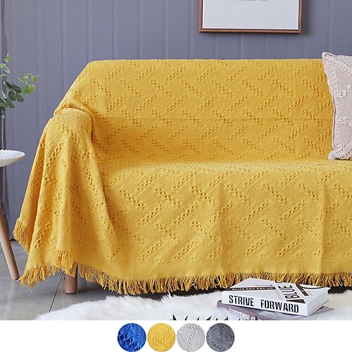 

housse de canapé boho canapé couverture jeter serviette pour canapé sectionnel fauteuil causeuse 4 ou 4 ou 3 places l forme anti-rayures chat lavable