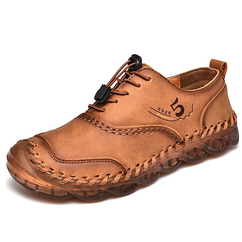 

Hombre Zapatillas de deporte Tallas Grandes Casual Británico Exterior Diario Zapatos de Paseo Microfibra Transpirable Negro Marrón Verde Trébol Primavera Otoño