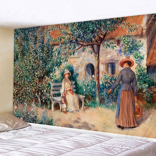 

Ölgemälde Wandteppich Kunstdekor Decke Vorhang zum Aufhängen nach Hause Schlafzimmer Wohnzimmer Dekoration