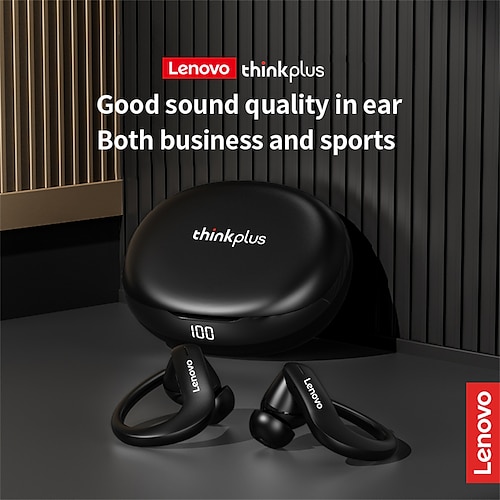 

lenovo t50 tws kopfhörer bluetooth 5.3 sport drahtlose kopfhörer hifi headset rauschunterdrückung wasserdichte ohrhörer mit mikrofon