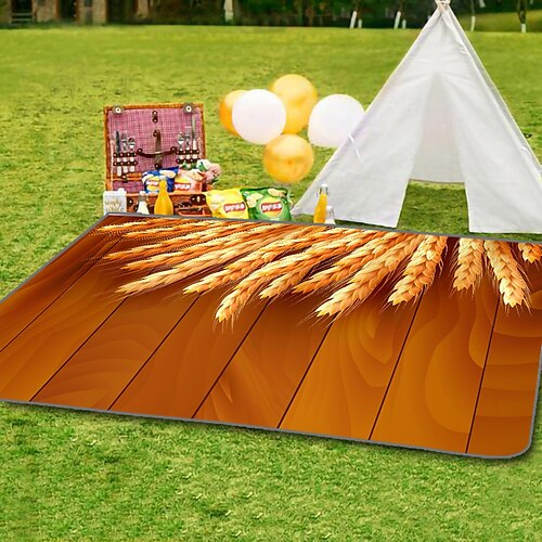 

Manta de picnic al aire libre para la playa, ideal para acampar en primavera y verano, en la playa, en el parque, en la terraza, impermeable y resistente a la arena.