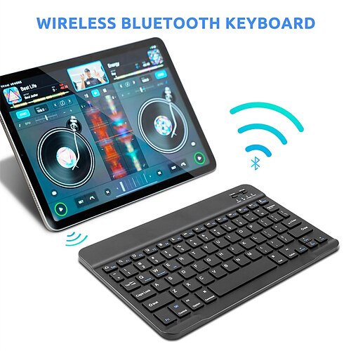 

USB Office Keyboard Slim / Mini For Android / iOS / iPad 2 Bluetooth
