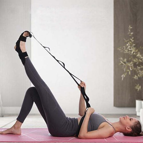 

Cinta para estiramientos Deportes Nailon Yoga Entrenamiento de gimnasio Ejercicio y Fitness Eslático Duradero Aliviador de estrés Aparato para entrenar Fuerza por Mujer Hombre Pierna